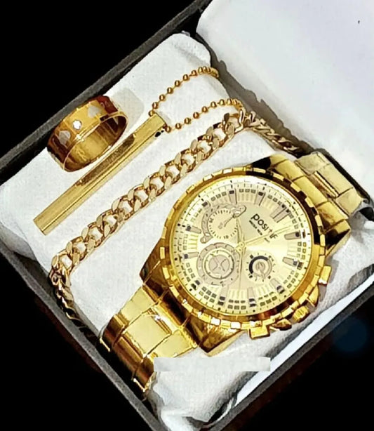 business steel straps round dial wrist watches hand