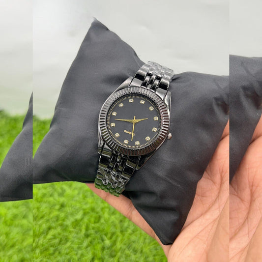 Bin-b Chain Watch for Men and Women Stainless Steel Analog Quartz Watch Classic Luxury Style Two-Tone Multiple Colors